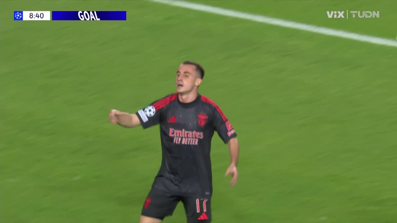 ¡Gol de Benfica! Kerem Aktürkoğlu anota tras genialidad de Di María