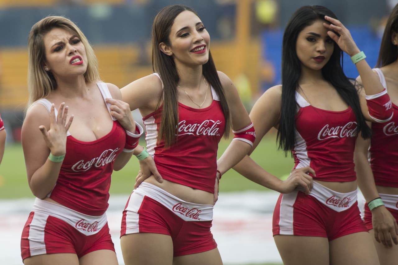 Las porristas le dieron un toque de sensualidad diferente a los partidos de la segunda jornada de los cuartos de final en el Clausura 2018 en la Liguilla de la Liga MX.