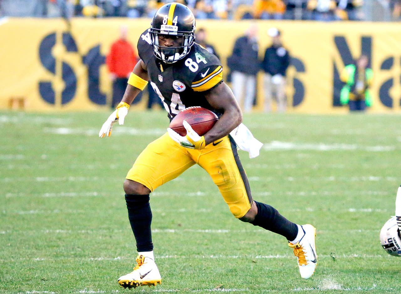6.- Antonio Brown, WR, Pittsburgh Steelers.- 28.6 puntos.