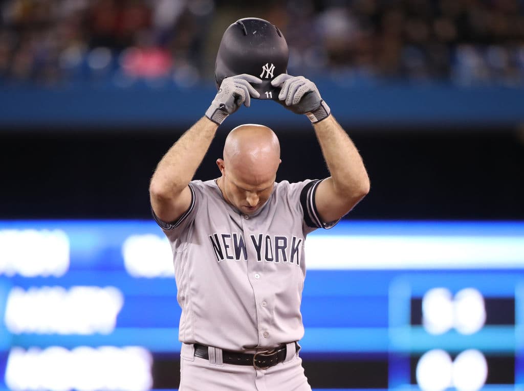 La reacción de Brett Gardner es elocuente. Los New York Yankees dejaron a un total de 11 corredores en circulación y sin poderlos avanzar.