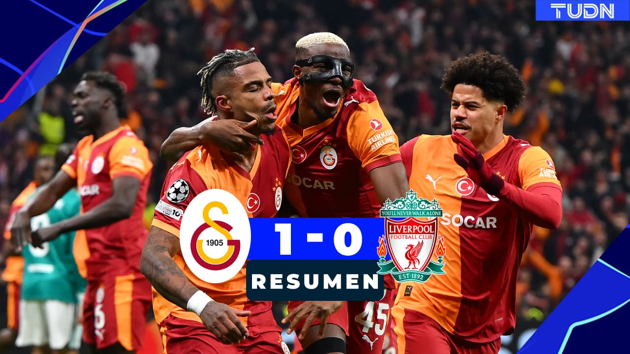 Resumen | Galatasaray logró imponerse por la mínima diferencia ante Liverpool