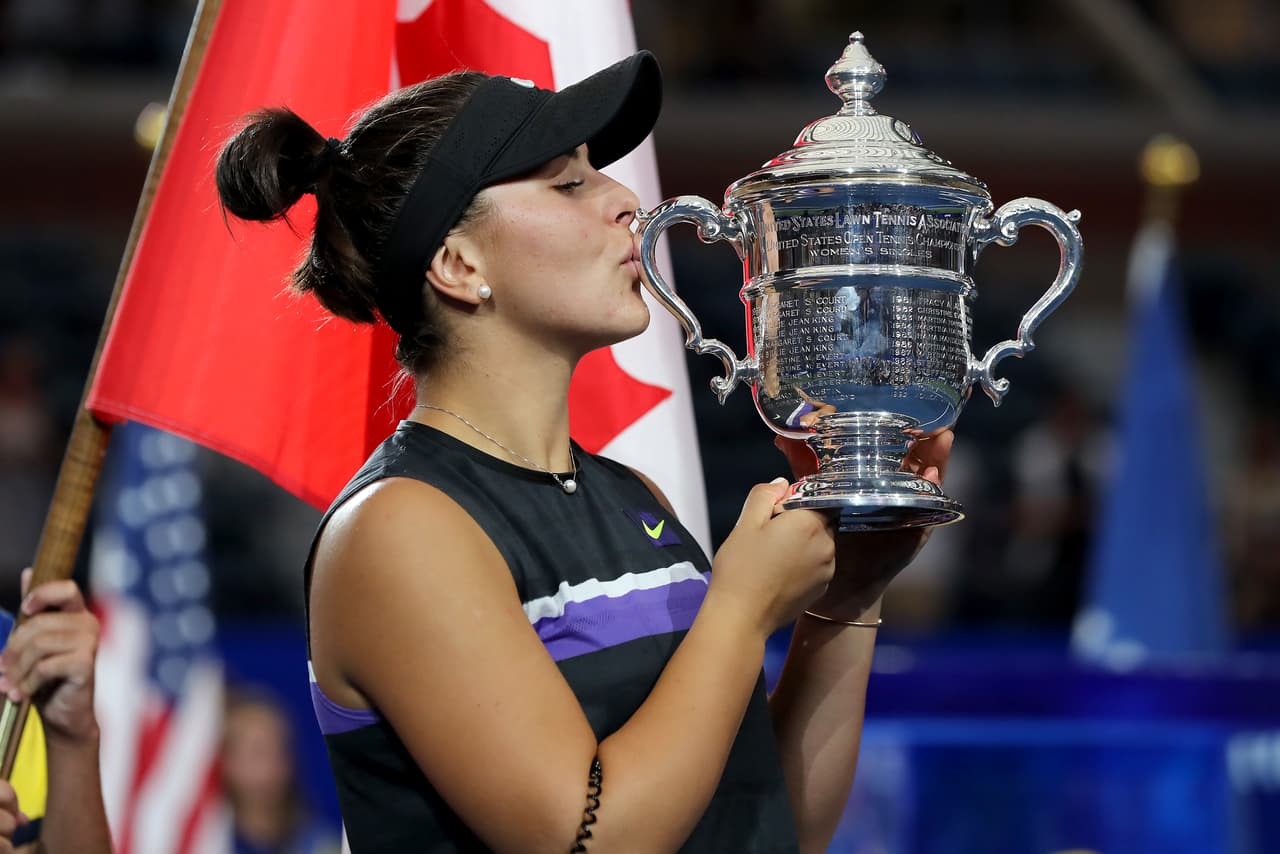 Bianca Andreescu se mete al Top 5 gracias a su título de Grand Slam