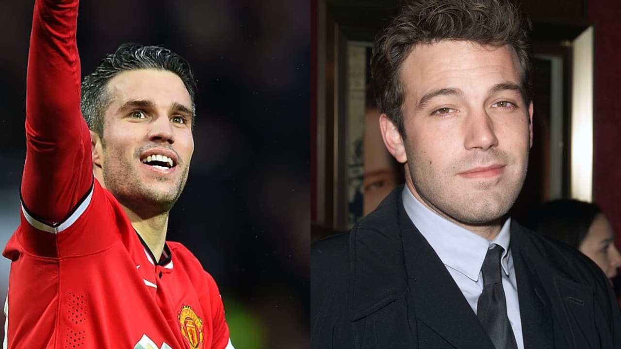 Robin Van Persie y Ben Affleck | En los años mozos de Ben, el parecido habría sido espectacular.