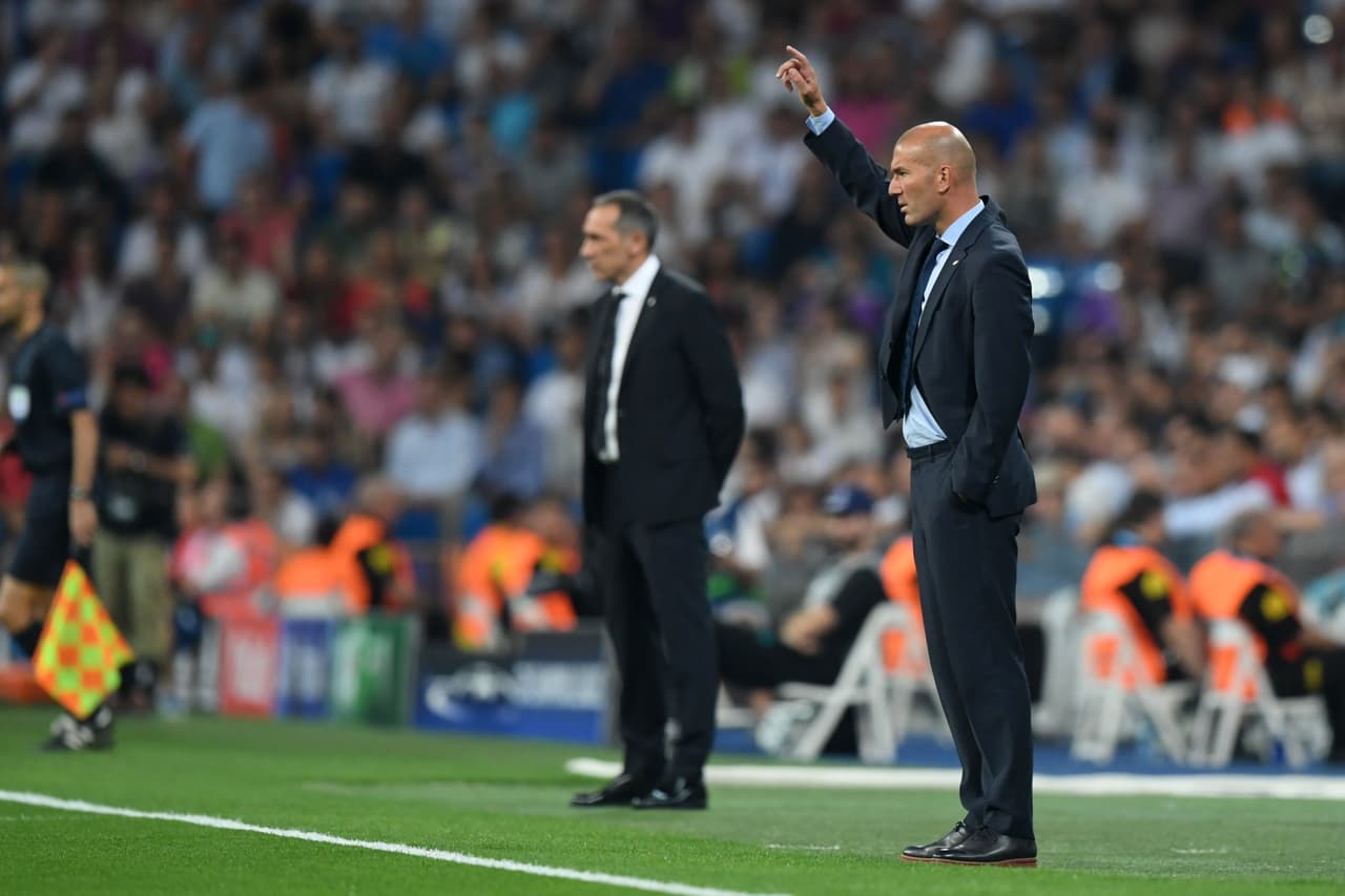 Zinedine Zidane se mostró muy tranquilo ante un rival que no mostró ninguna ambición del visitante en el estadio Santiago Bernabéu.