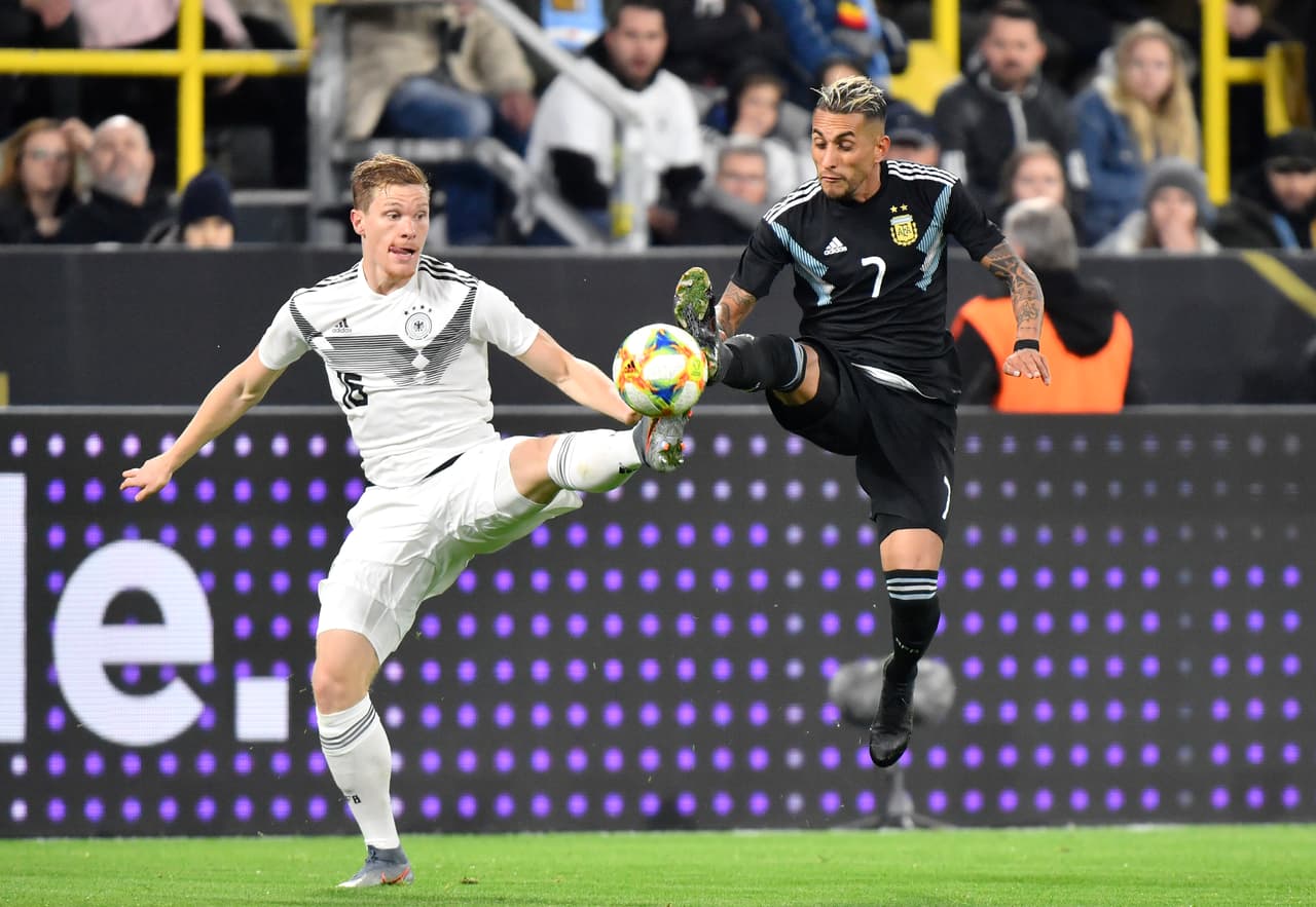 Alemania 2-2 Argentina. Goles de Gnabry y Havertz, por los alemanes; Lucas Alario y Lucas Ocampos, por la Albiceleste.