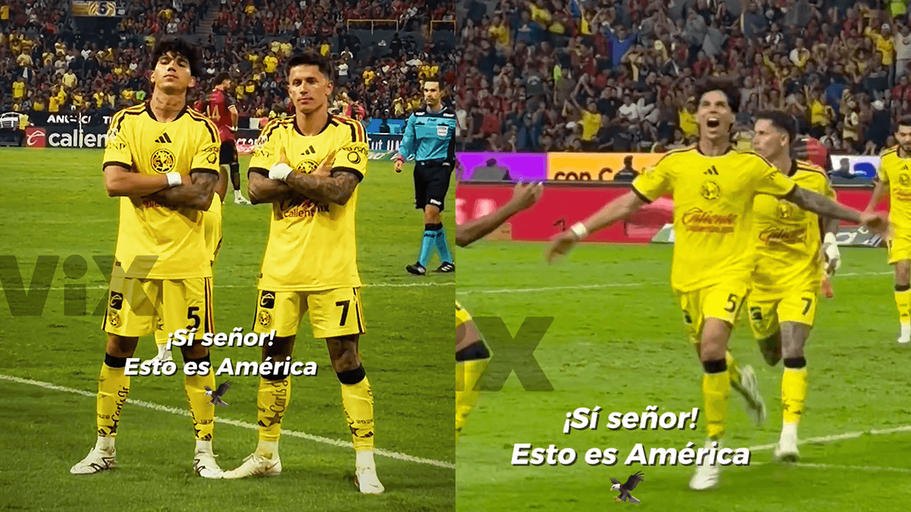 ¡El 'aura' que desprenden Kevin y Brian en el quinto golazo del América!