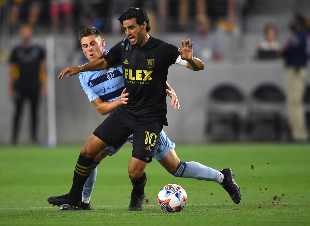 Carlos Vela fue titular, pero no pudo marcar goles para el club californiano.
<br>