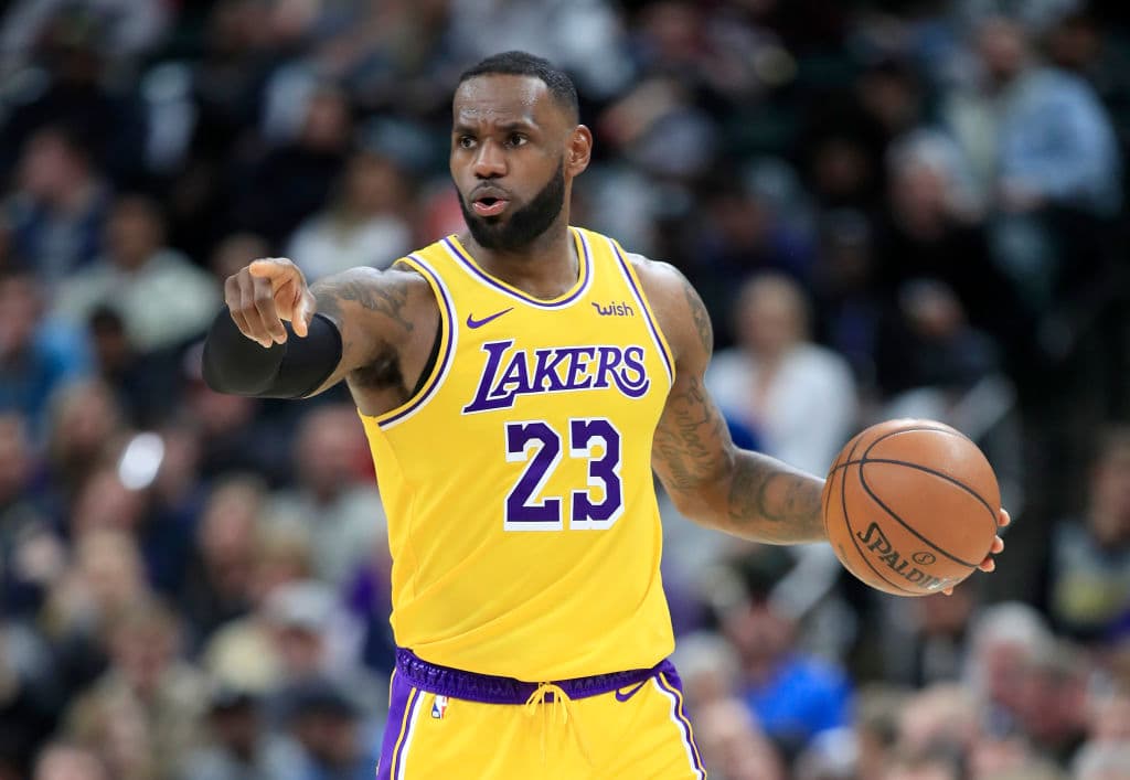 LeBron James #23 de Los Angeles Lakers.