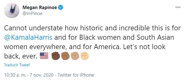 Así reaccionó el deporte a la victoria virtual de Biden | Donald Trump dejaría de ser presidente de los Estados Unidos y los atletas expresaron su sentir en redes sociales.