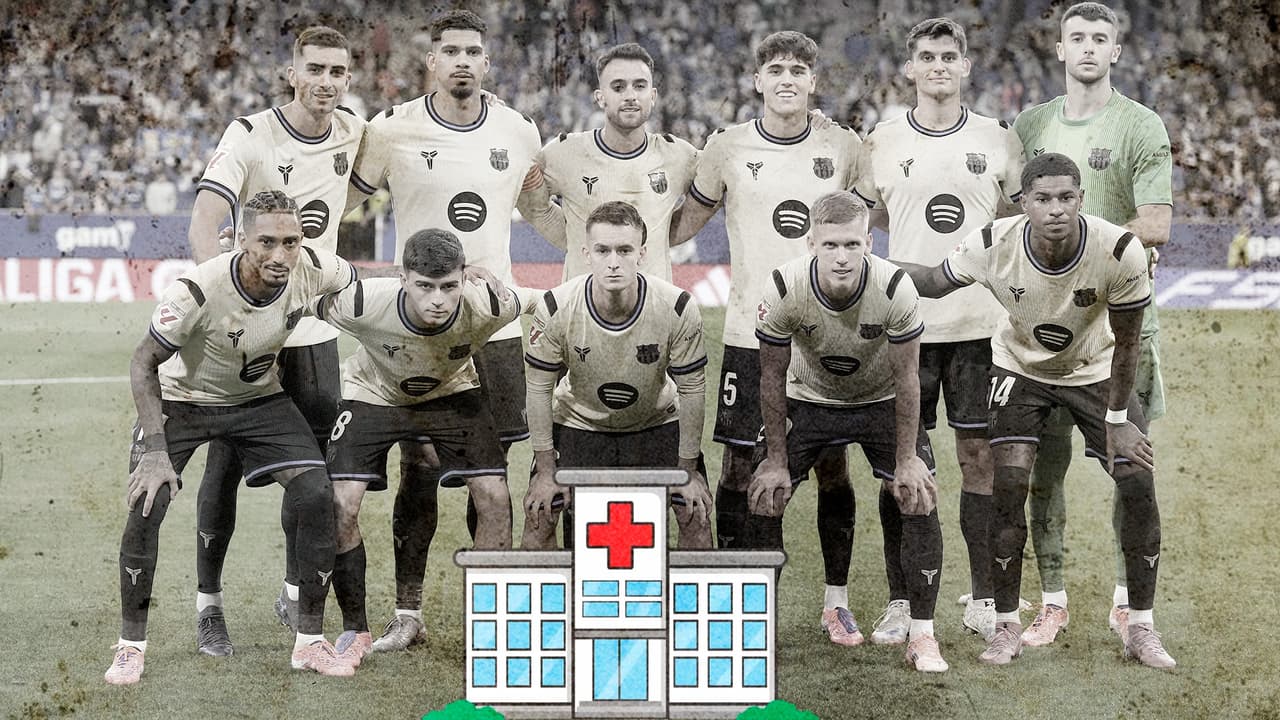 Barça sufre dos duras bajas pero recupera a Lamine Yamal