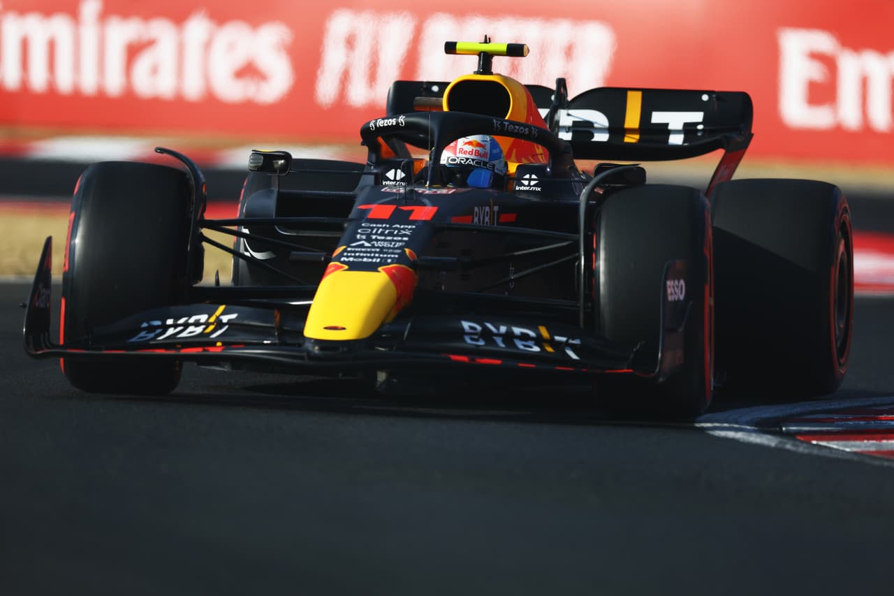 Checo Pérez termina noveno en la P2 rumbo al GP de Hungría