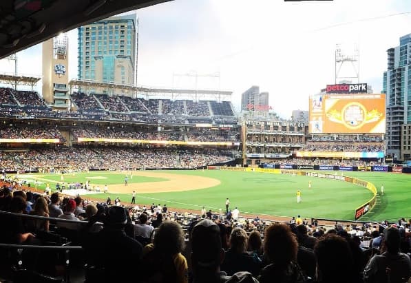 El Petco Park de San Diego lució así.