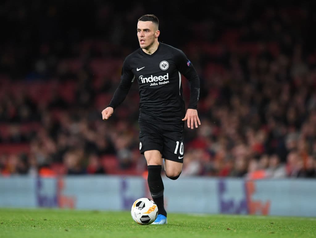 Filip Kostic, del Eintracht Frankfurt, 8 pases decisivos.
