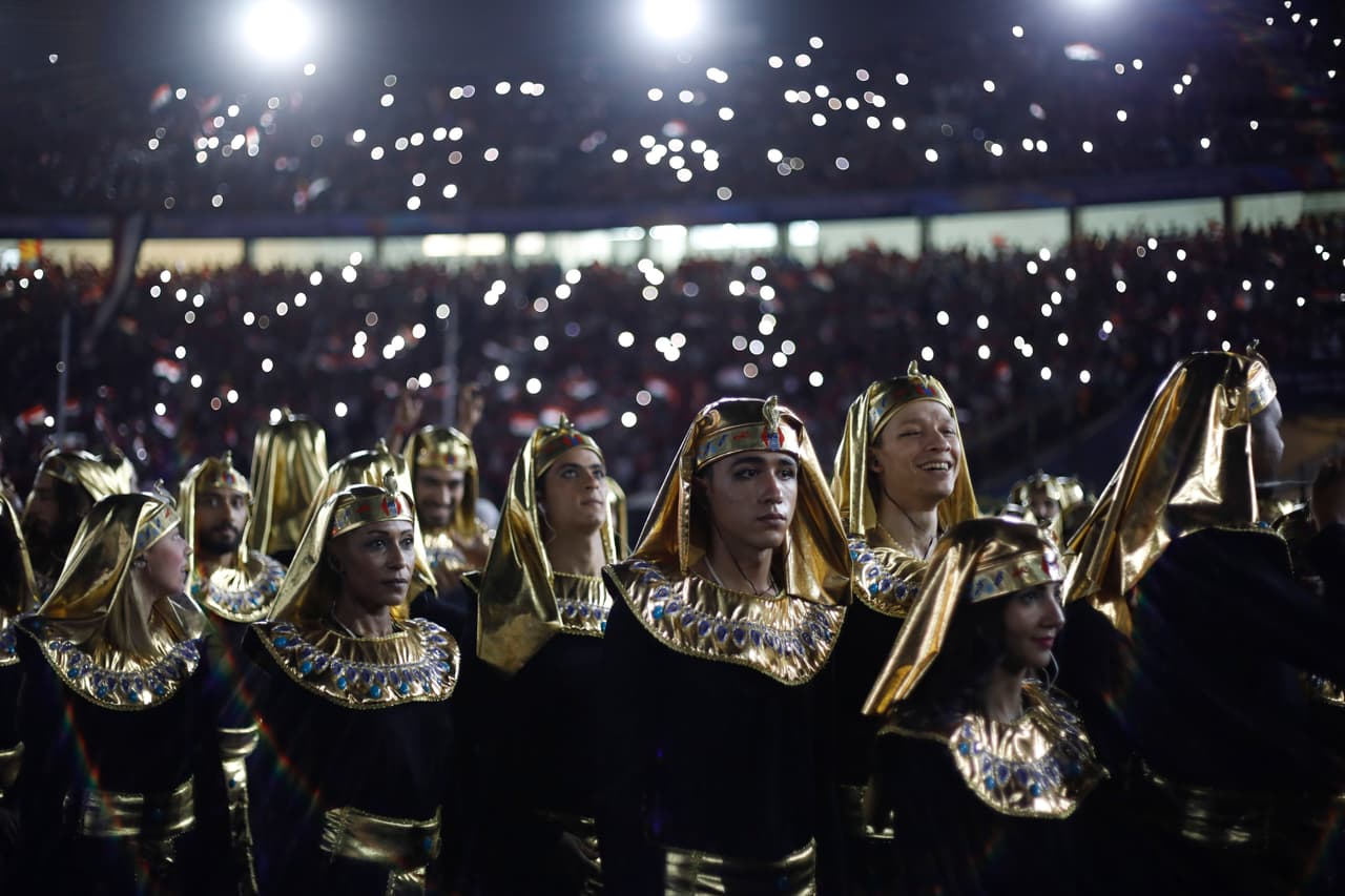 Con un reconocimiento y homenaje a sus costumbres e historia, Egipto se vistió de gala para la inauguración de la Copa Africana de Naciones 2019.