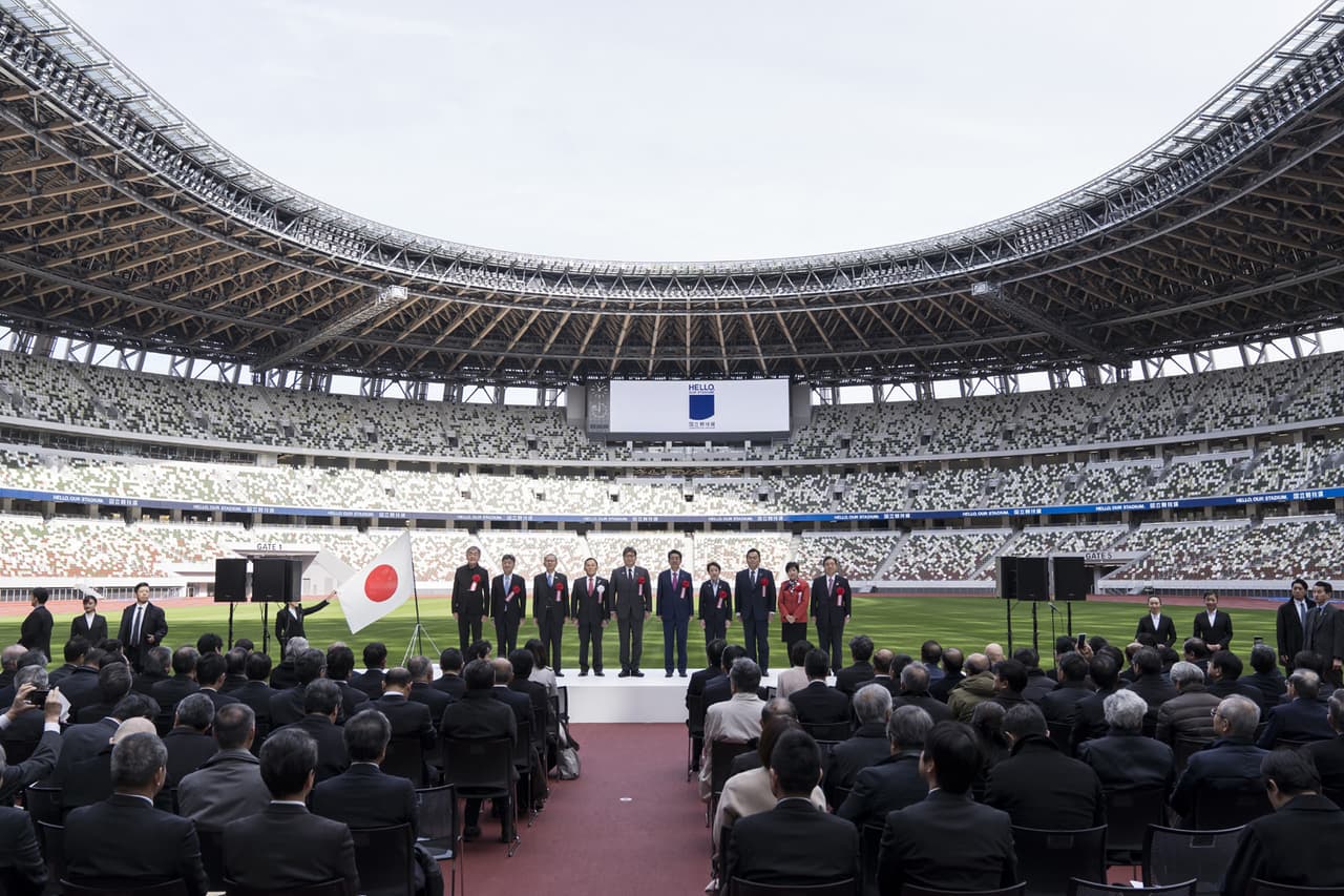 Tokio presenta su estadio olímpico