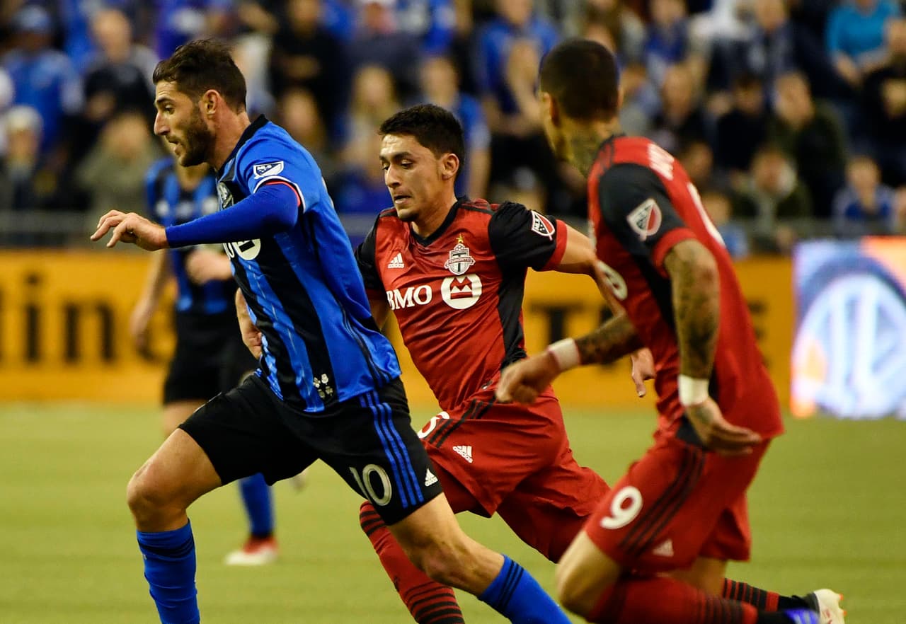 El maestro volvió a dar clase. Ignacio Piatti condujo -en una renovada función de atacante- el triunfo por 1-0 del Impact frente a Toronto FC. (USA Today Images)