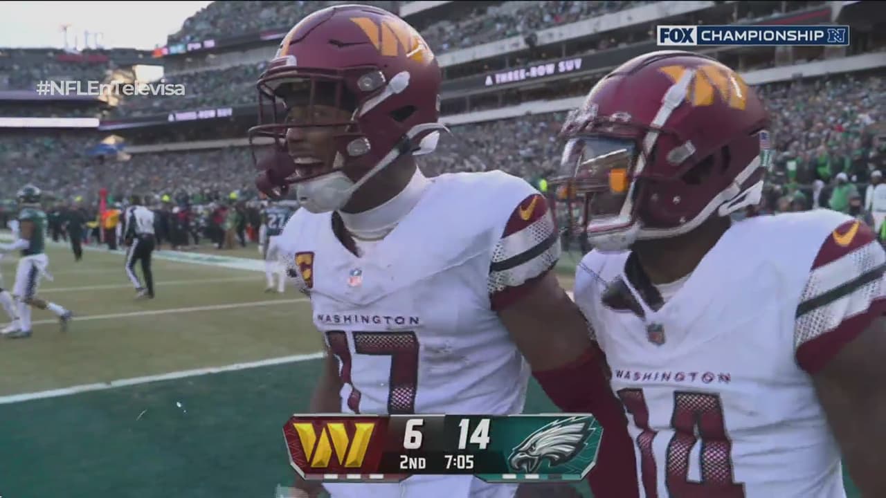 ¡Se acerca Commanders! McLaurin convierte el touchdown