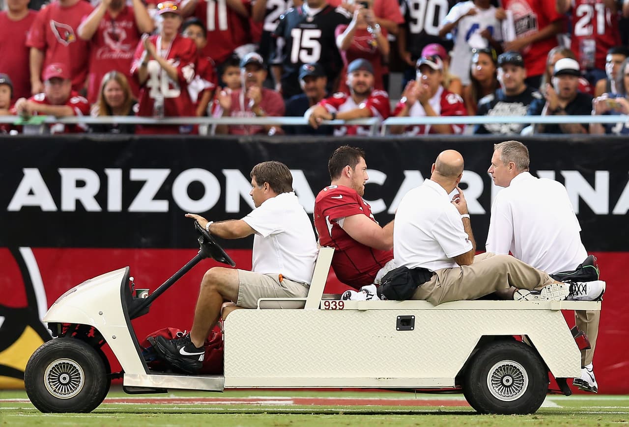 Skelton salió lesionado en dicho encuentro y fue sustituido por Kevin Kolb.
