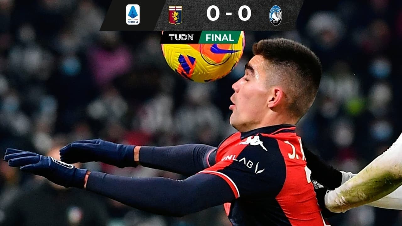 Genoa le saca empate al Atalanta,  Vásquez otra vez 'titularazo'