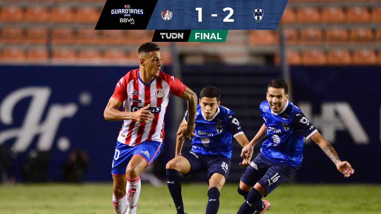 Rayados venció a San Luis y sentencia a Memo Vázquez
