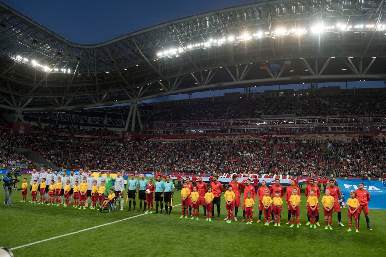 El Kazan Arena fue el escenario de este choque entre el campeón del Mundo y el campeón de Sudamérica.