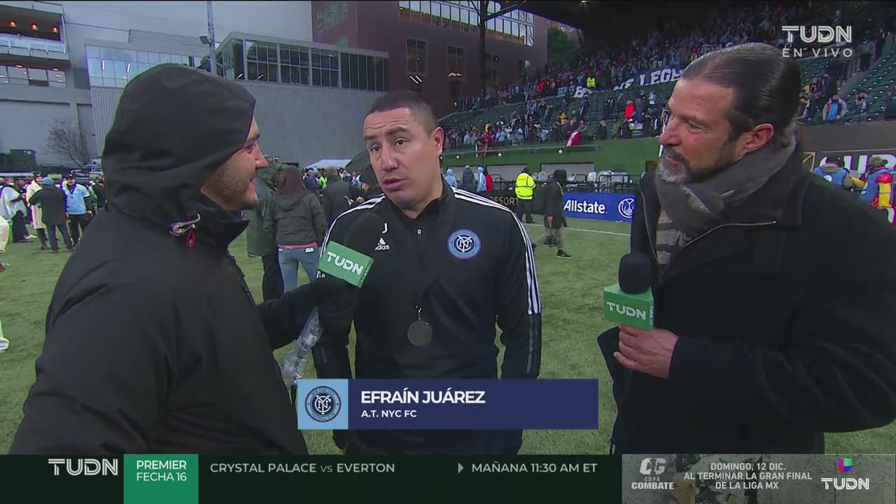 Efraín Juárez, auxiliar de NYCFC: "Estamos soñando despiertos"