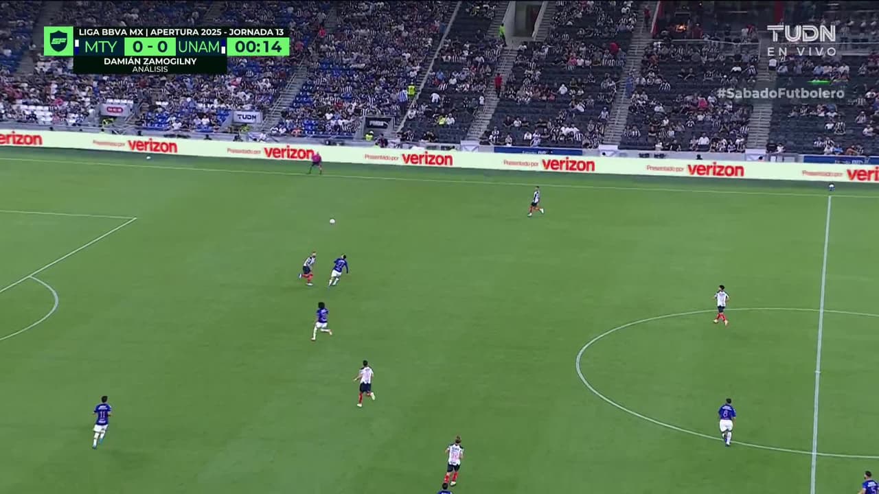 Arranca el partido y la pelota está en juego.