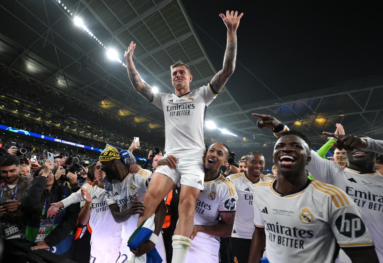 Toni Kroos tras ganar la Champions League.