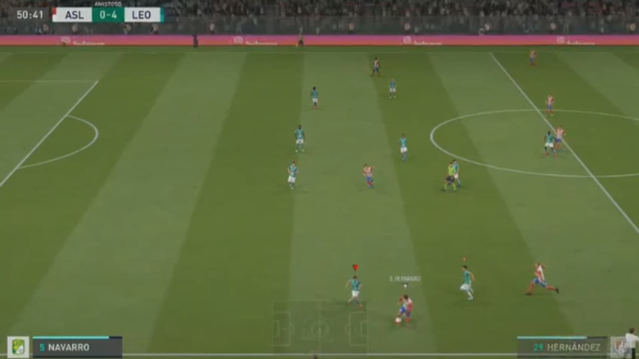 Sosa, representando al León, destrozó 6-1 a Reyes, representante del Atlético San Luis.