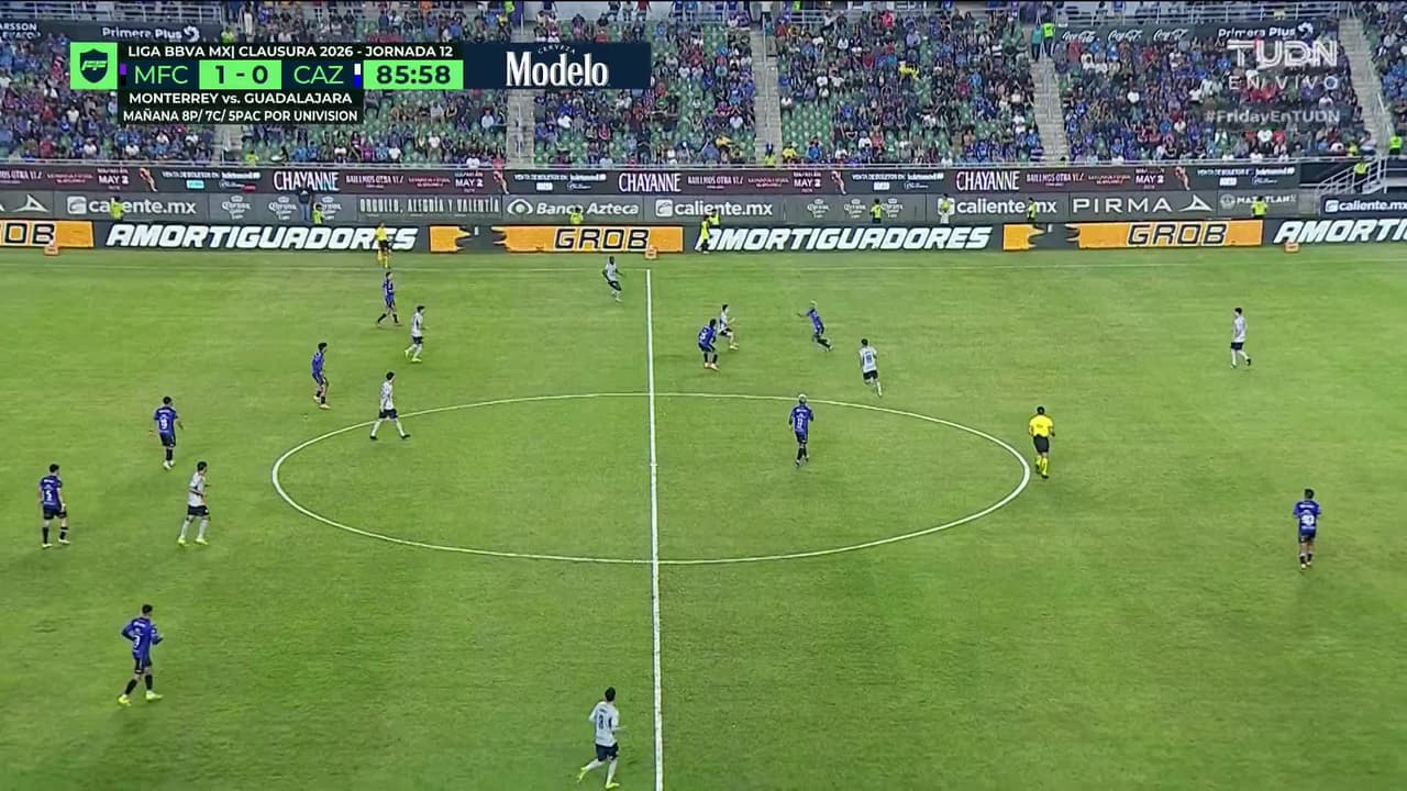 ¡GOL!  anota para Cruz Azul. Gabriel Fernández