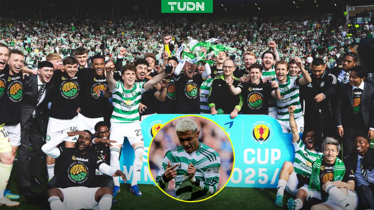 ¡Doblete escocés! Julián Araujo celebra otro campeonato con Celtic
