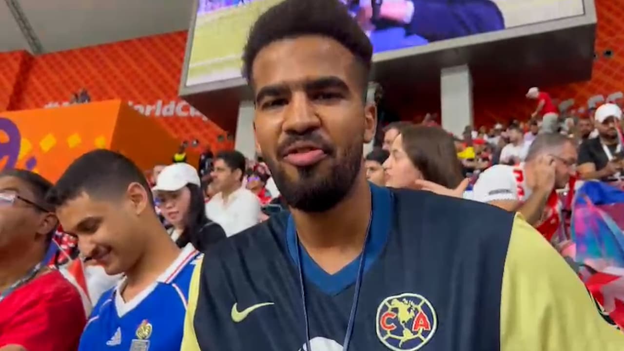 Aficionado marroquí apoya a su selección en Qatar 2022... ¡Con playera del América!
