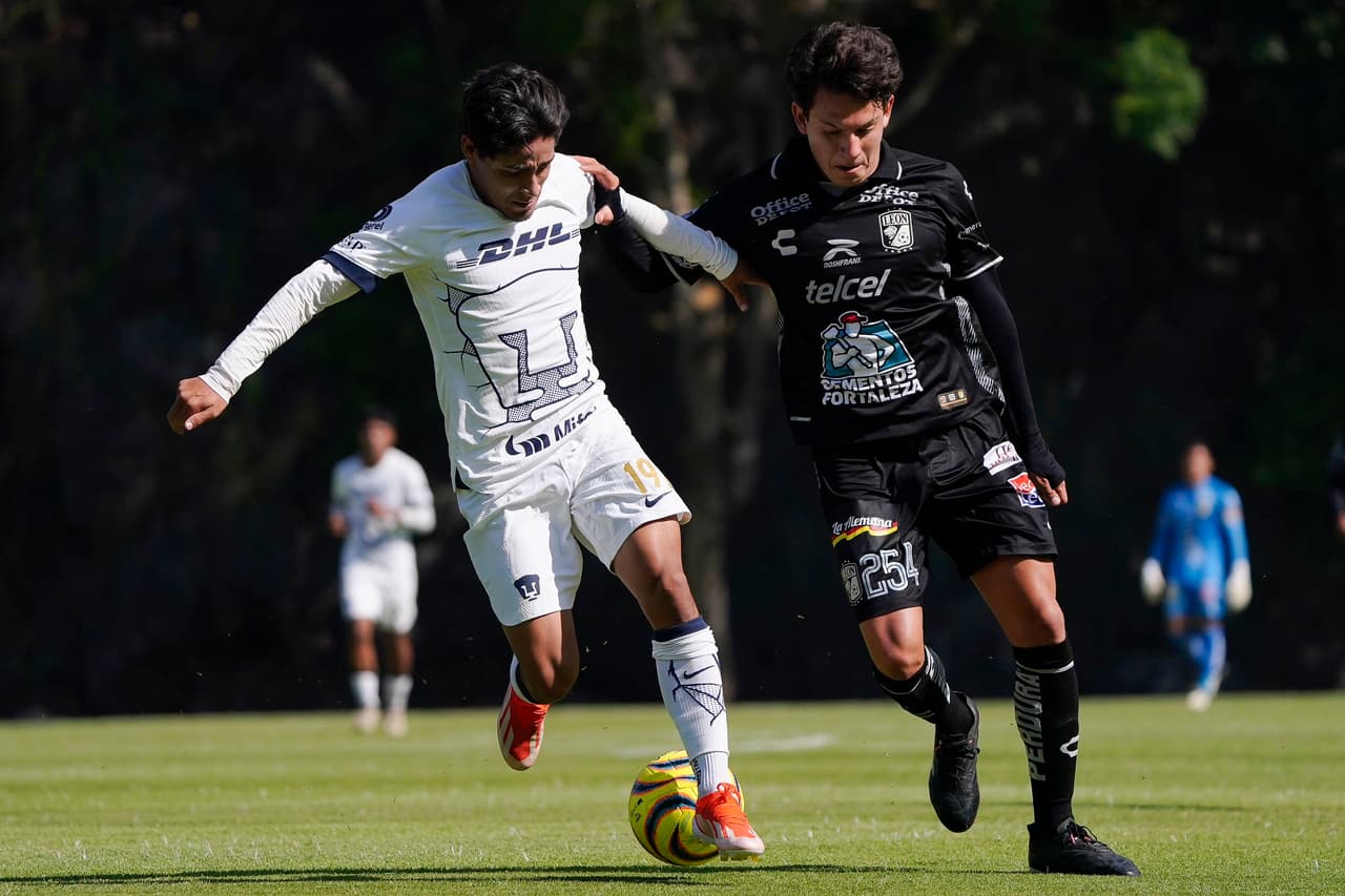 Pumas y León empatan en la Liga MX Sub-23 previo al partido estelar en C.U.