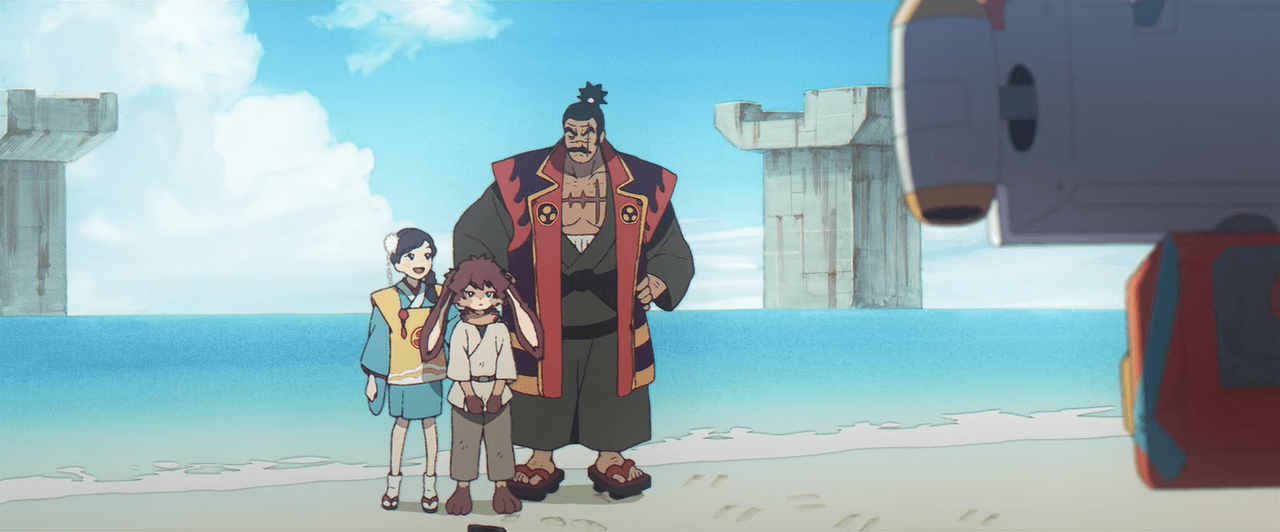 También se puede notar el elenco de voces japonés original como con el elenco de doblaje en inglés.