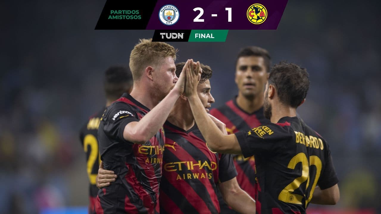 Manchester City receta segunda derrota al América en Estados Unidos