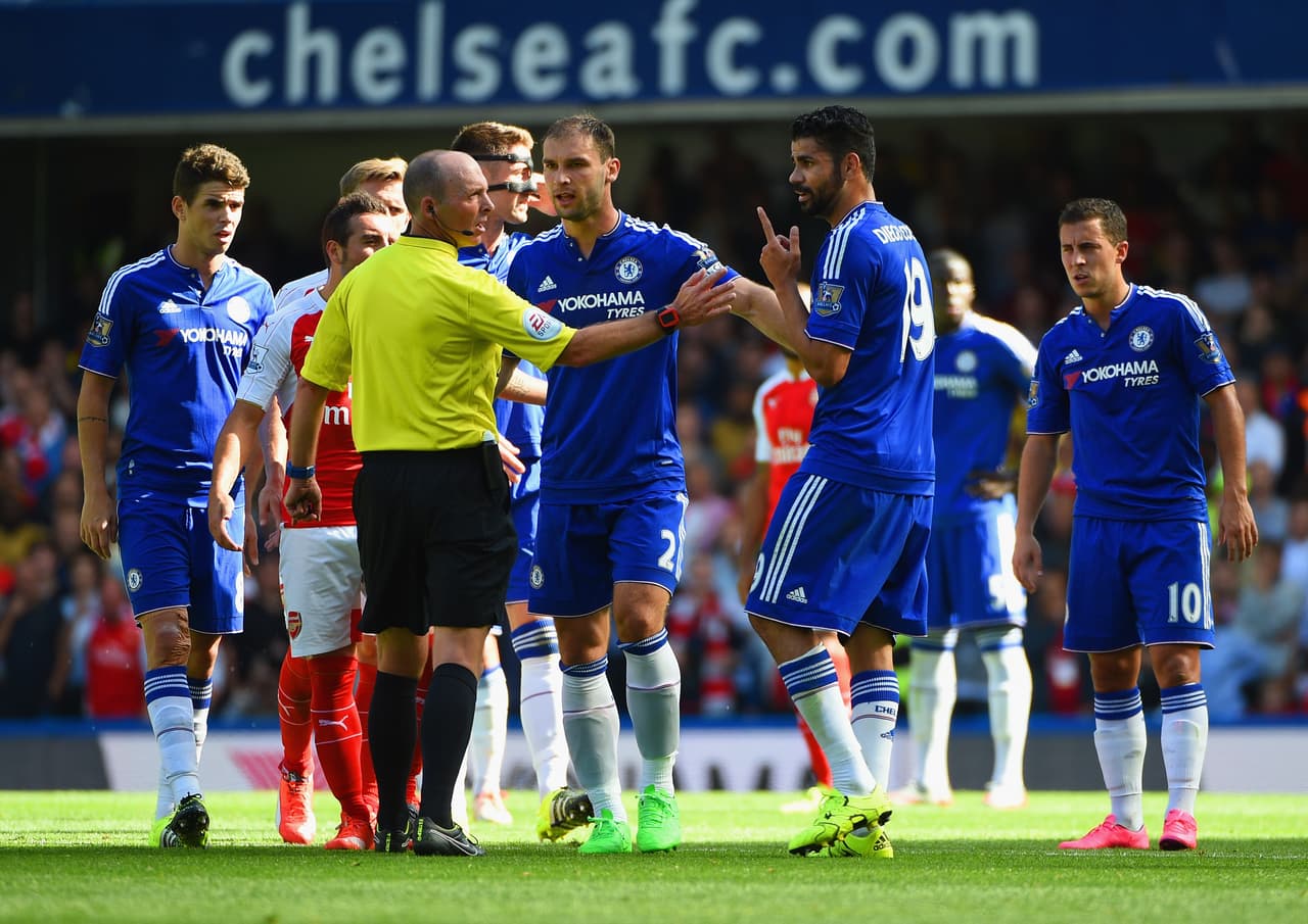 Diego Costa salió sin castigo de la situación.