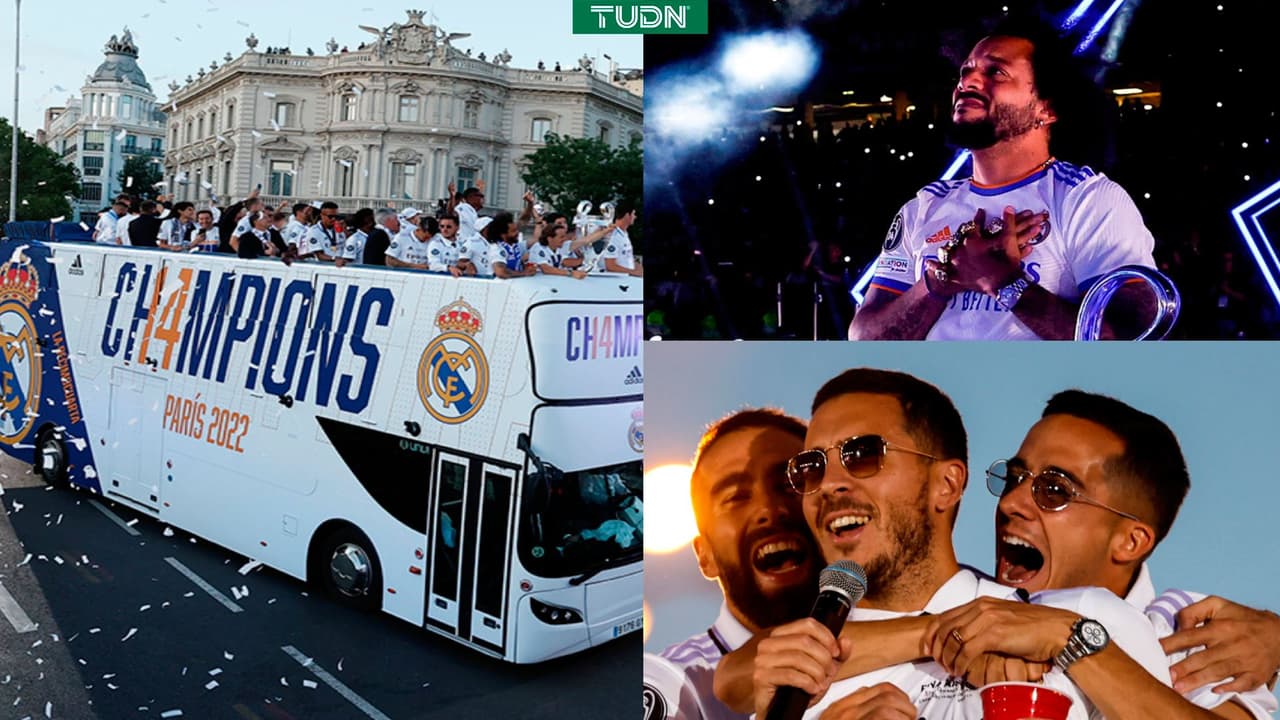 Festejo del Real Madrid va del llanto de Marcelo a la promesa de Hazard