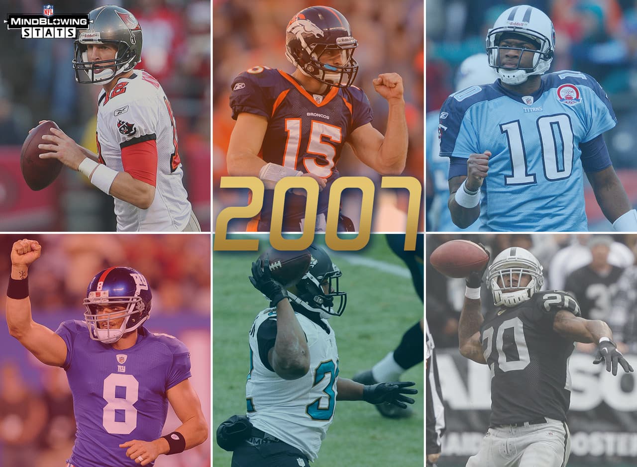 10.- No hay touchdown para ti.- Luke McCown puede ser preciso, pero aún no ha lanzado touchdown en esta temporada. De hecho, no ha lanzado un pase de touchdown desde la semana 17 del 2007 cuando jugaba con los Buccaneers. La lista de jugadores que han lanzado pase de anotación más recientemente incluye a Tim Tebow, Vince Young, David Carr, Maurice Jones-Drew y Darren McFadden (Foto: NFL.com Illustration).