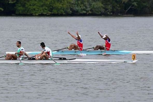 La selección de Cuba fue la gran protagonista de remo de los Juegos Centroamericanos y del Caribe Veracruz 2014, al llevarse los seis oros en disputa, mientras que la selección mexicana ganó cinco platas y un bronce, en las pruebas disputadas hoy en la laguna de Mandinga.(Foto: veracruz2014.mx).