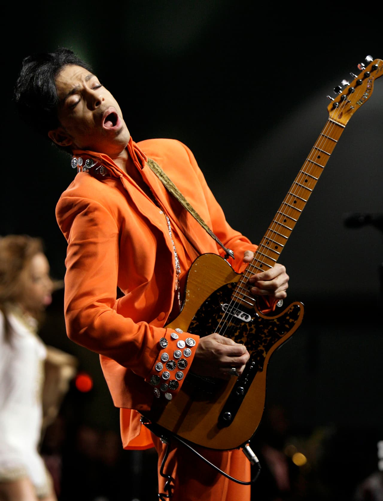 Así recordamos a Prince durante la conferencia de prensa del Super Bowl XLI.