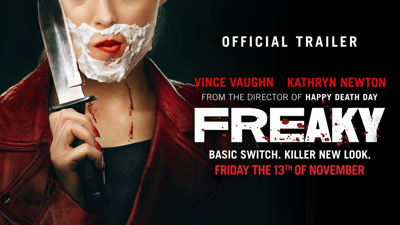 Freaky, cines, 13 de noviembre | Kathryn Newton es una estudiante de secundaria que intercambia cuerpos con un asesino en serie (Vince Vaughn). El director Christopher Landon logró el equilibrio perfecto entre comedia y sustos.