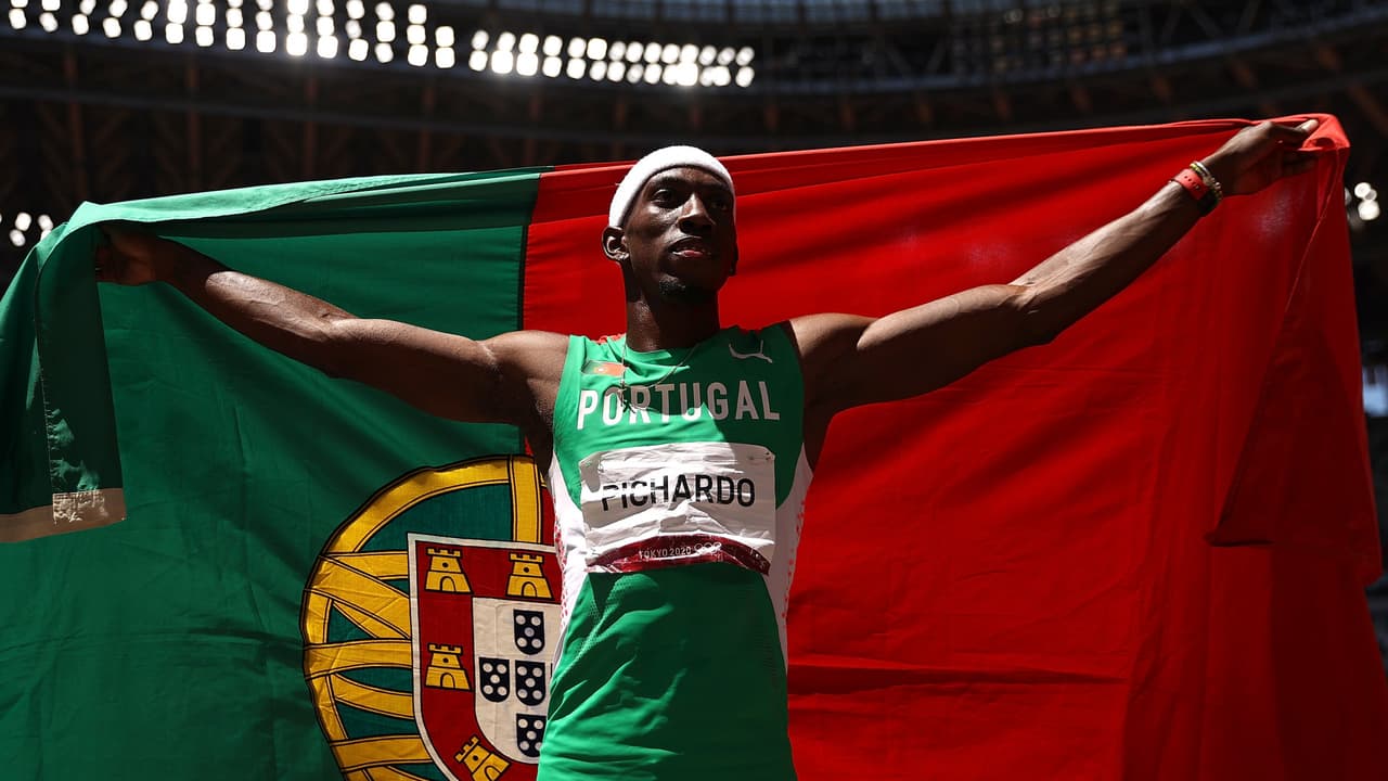 Cubano le da la gloria de Tokyo 2020 a Portugal en salto triple