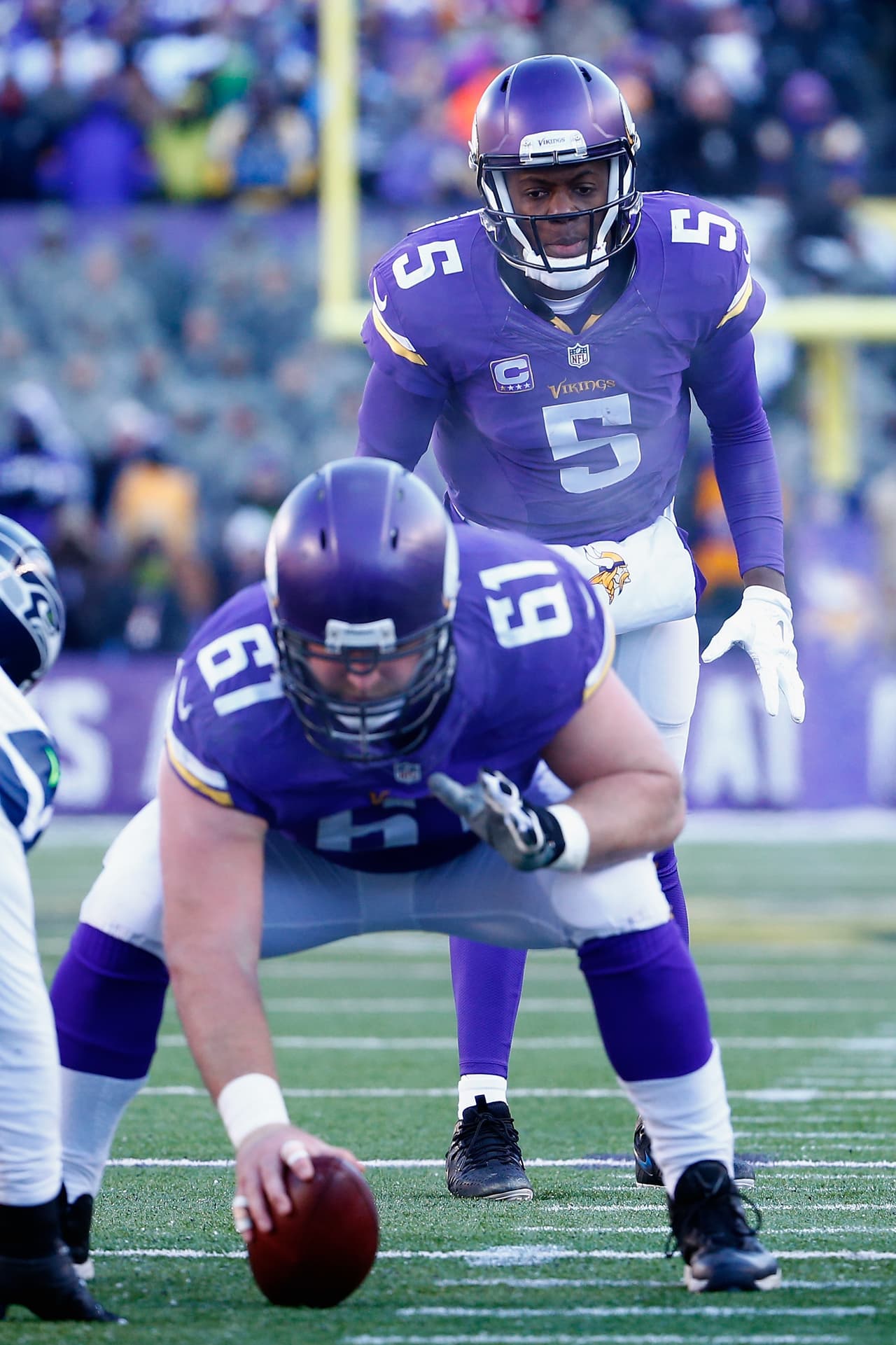 El joven Teddy Bridgewater en acción.