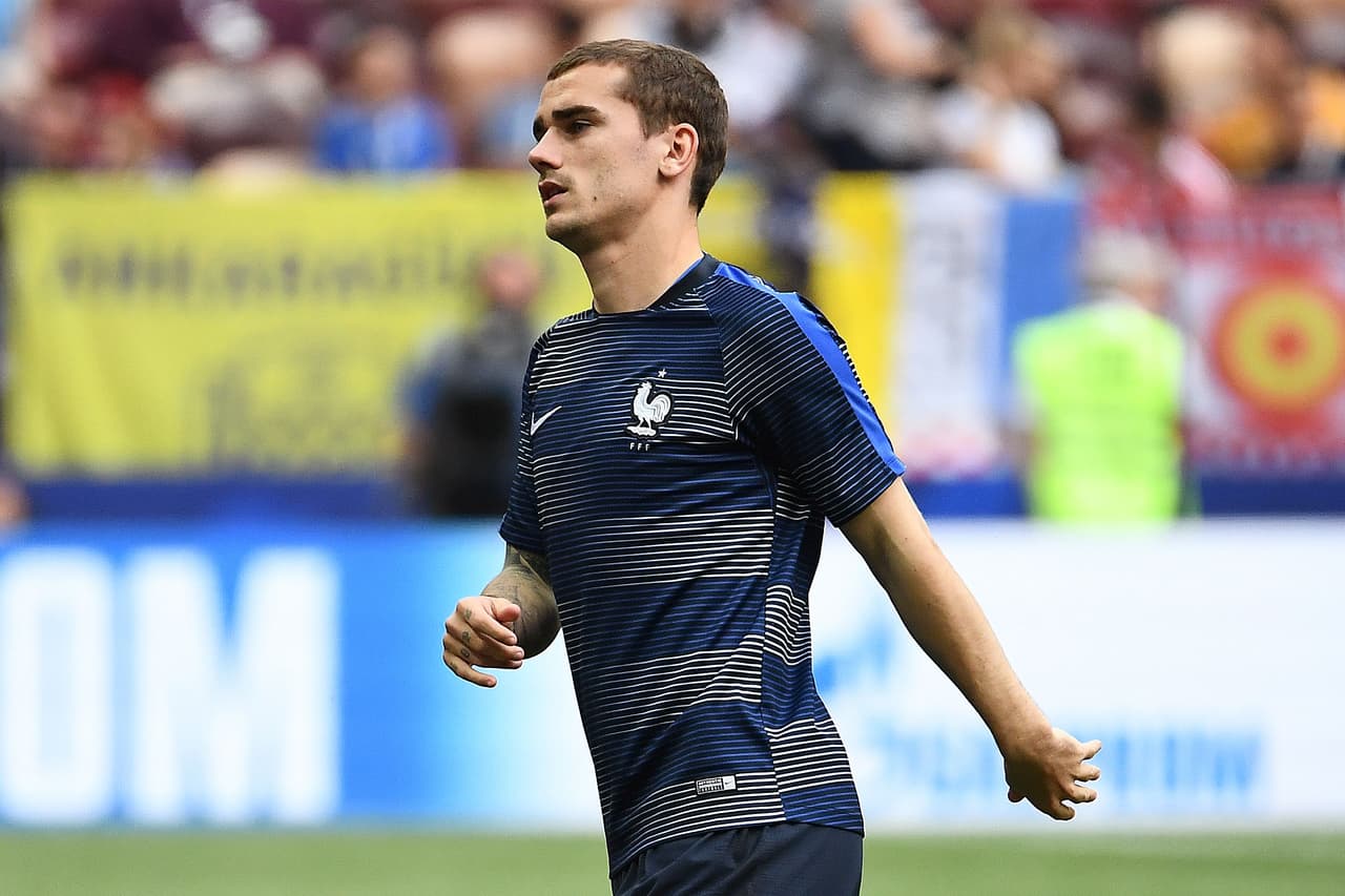 Siendo una de las figuras de Francia en este Mundial, el delantero del Atlético de Madrid atraía muchas miradas en esta final.