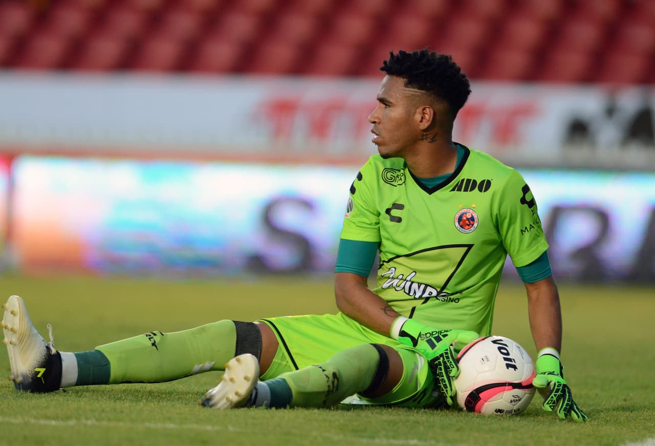 Pedro Gallese, arquero del Veracruz, tuvo poco trabajo y cuando se le requirió estuvo a la altura de las circunstancias.
