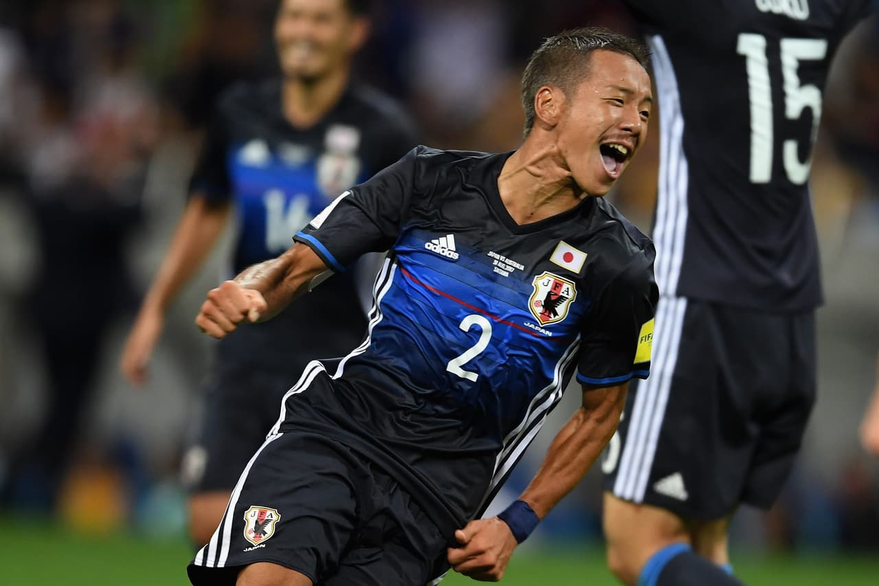 Era su estreno goleador con la selección japonesa, con la cual apenas tiene 2 partidos de Eliminatorias.