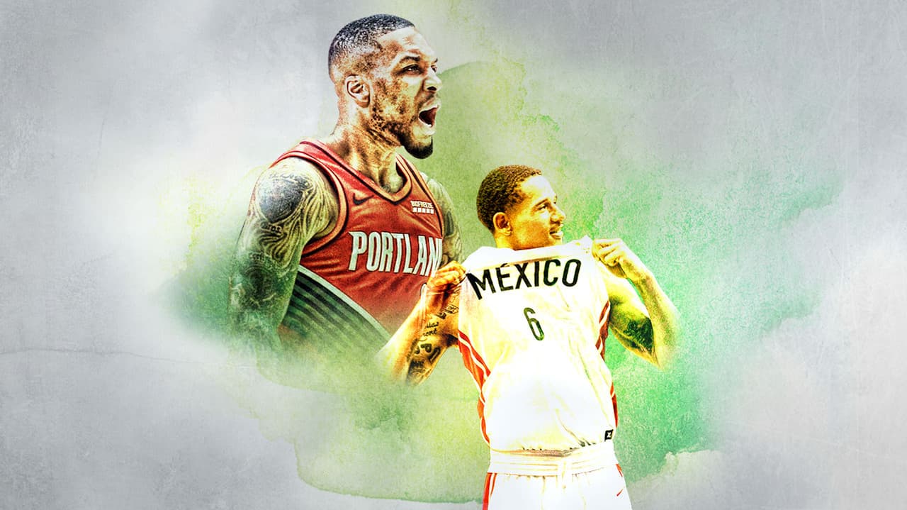 Damian Lillard alienta al mexicano Juan Toscano