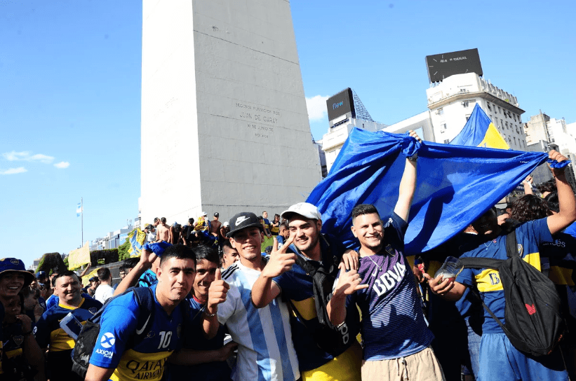 Gran ambiente en el festejo del Día del Hincha de Boca Juniors. La primera vez que se celebró fue el 12-12-12, para demostrar el orgullo de ser bostero.