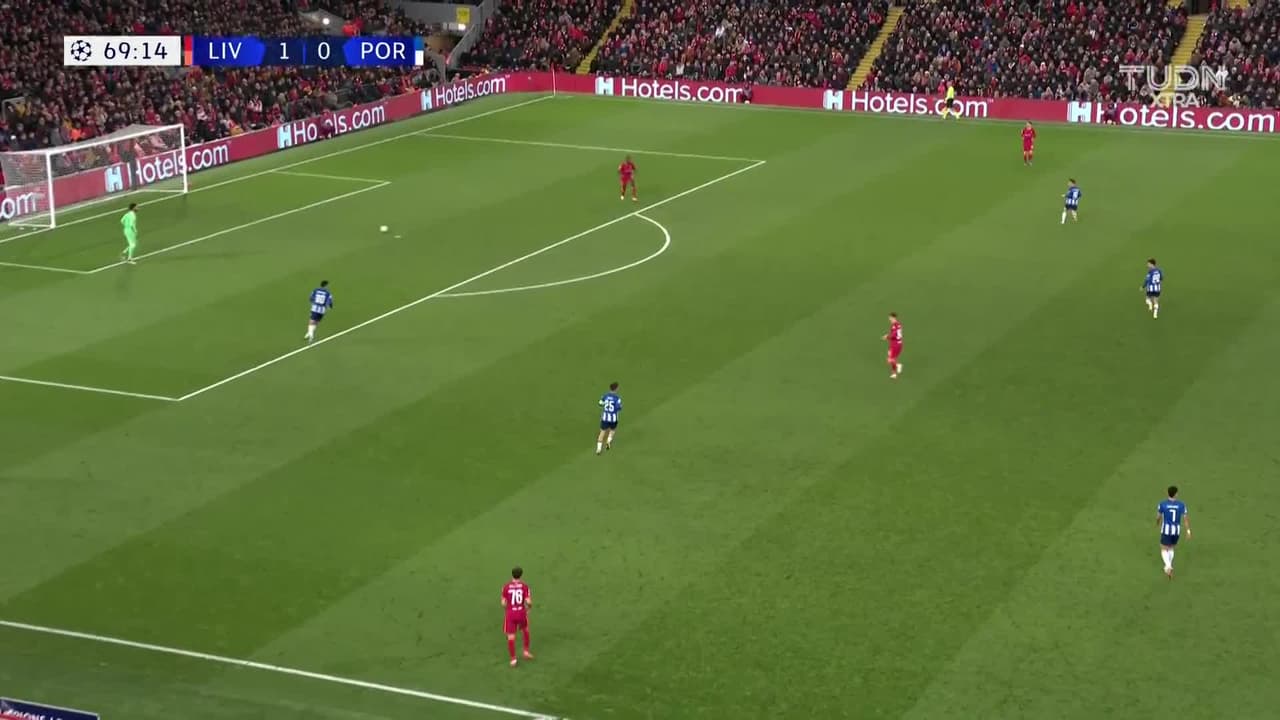 ¡Zurdazo y adentro! Salah pone el 2-0 de Liverpool sobre Porto