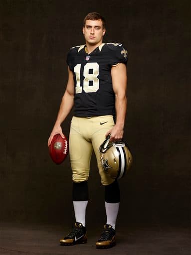 Las mejores tomas, ya como integrante de los New Orleans Saints, del novato QB Garrett Grayson tomado en el Draft 2015 egresado de Colorado State (AP-NFL).